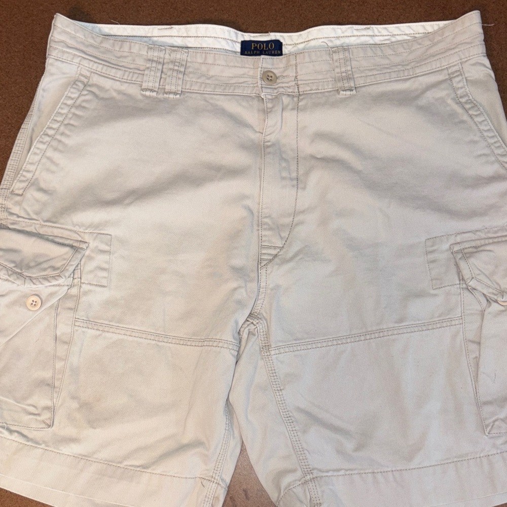 Polo by Ralph Lauren Light Cream Cargo Shorts